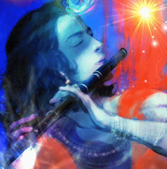 Krishna Flute Art